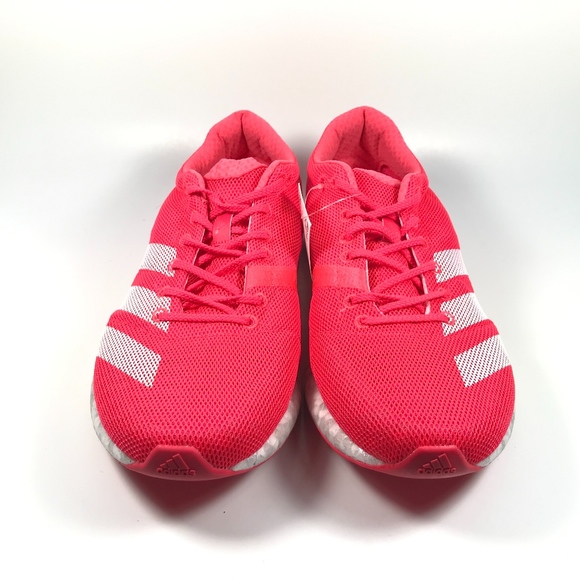 Adidas Adizero Sub 2 Shock Red White Running Shoes - Picture 3 of 7